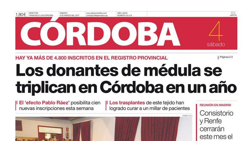 La portada de CÓRDOBA