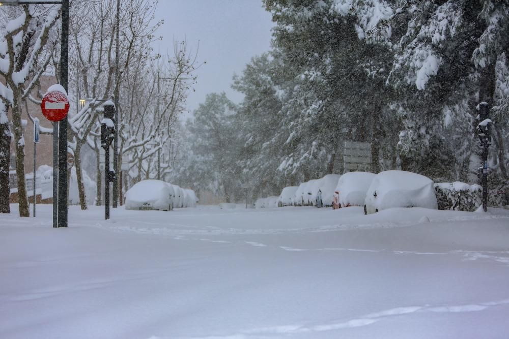 La gran nevada a Madrid aquest 9 de gener del 2021