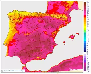 La Aemet lo deja claro: Córdoba afronta hoy otro día abrasador por encima de los 40 grados