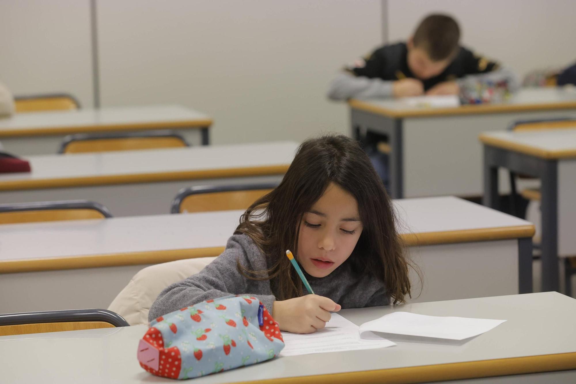 Dos mil niños participan en la Olimpiada Matemática que hoy ha organizado el Colegio Guadalaviar en la UPV