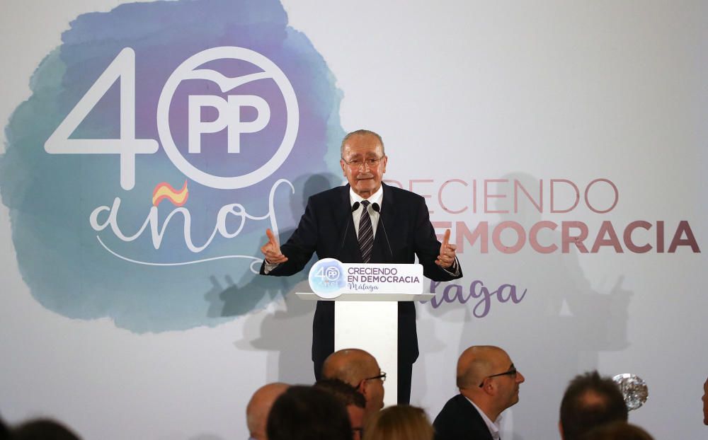 El PP de Málaga celebra sus 40 años