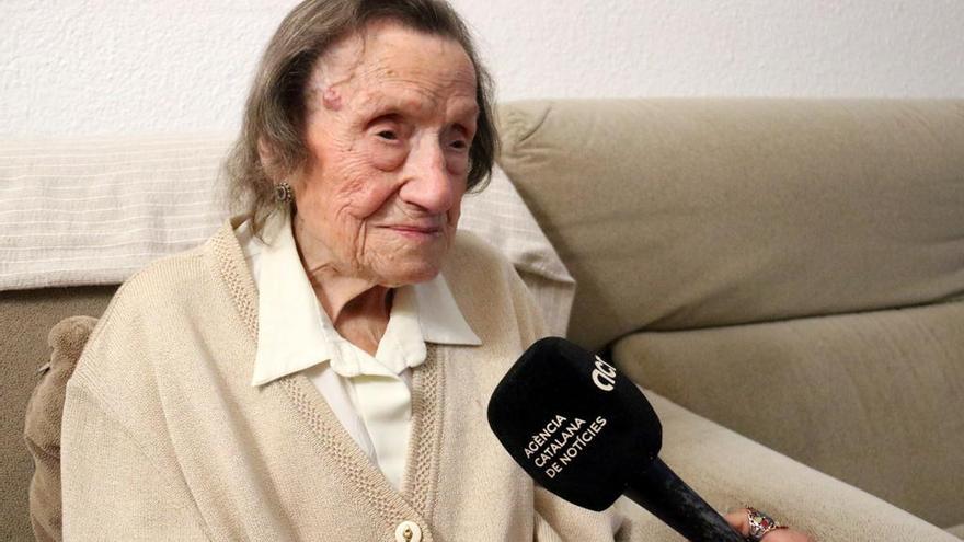 Mor Angelina Torres, la dona més gran de Catalunya, als 112 anys