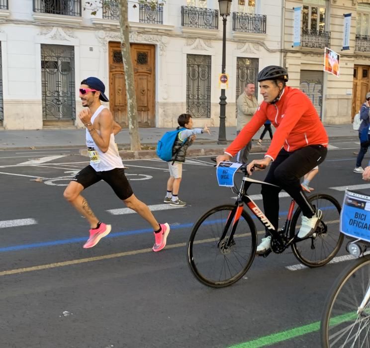 Miguel Indurain hizo el maratón en bicicleta