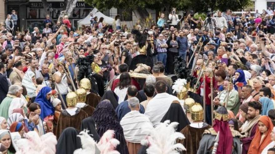 Representación de la Pasión, en Adeje.