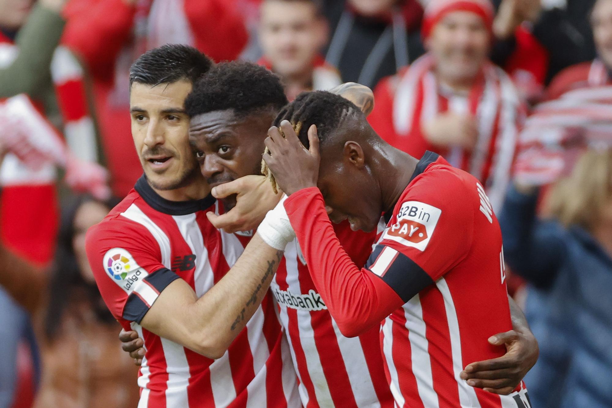 1-0. Iñaki Williams plasma la superioridad del Athletic en la primera parte