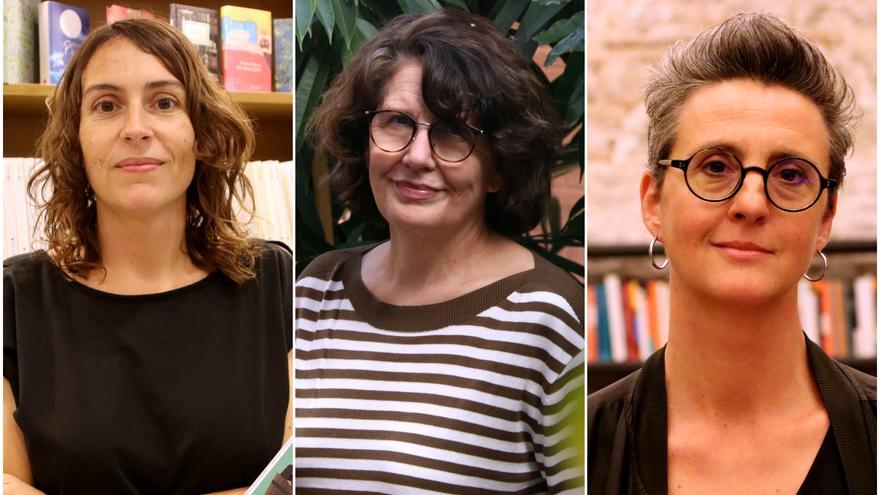 Maria Climent, Imma Monsó i Elisabet Riera, finalistes del 7è Premi Òmnium a la Millor Novel·la de l’Any