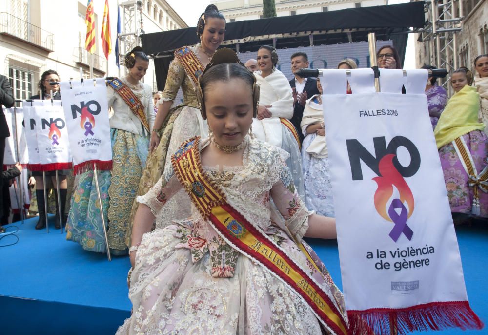 Las fallas en la Diputación contra la violencia machista