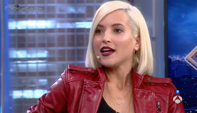 Ana Fernández durante su visita a 'El Hormiguero'