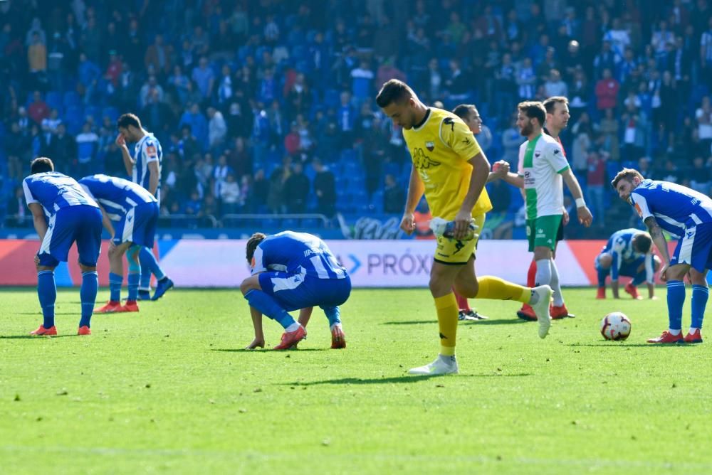 El Dépor cae ante el Extremadura en Riazor