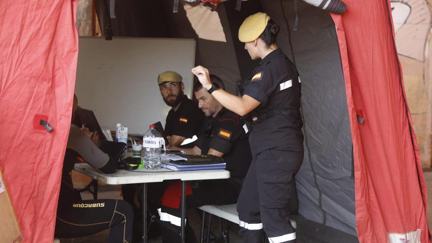 Tercer día de búsqueda del ciclista desaparecido tras ser arrastrado por la corriente en Paterna