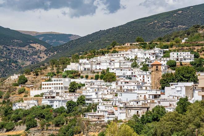 Vistas de Bayarcal, en la Alpujarra de Almería