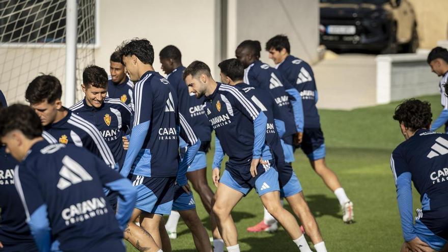 Ibai comienza a preparar el partido del Real Zaragoza ante el Europa con todos disponibles menos Vadillo