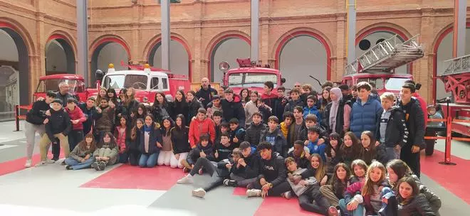Así fue la visita de los estudiantes de Escolapios Barbastro a Zaragoza