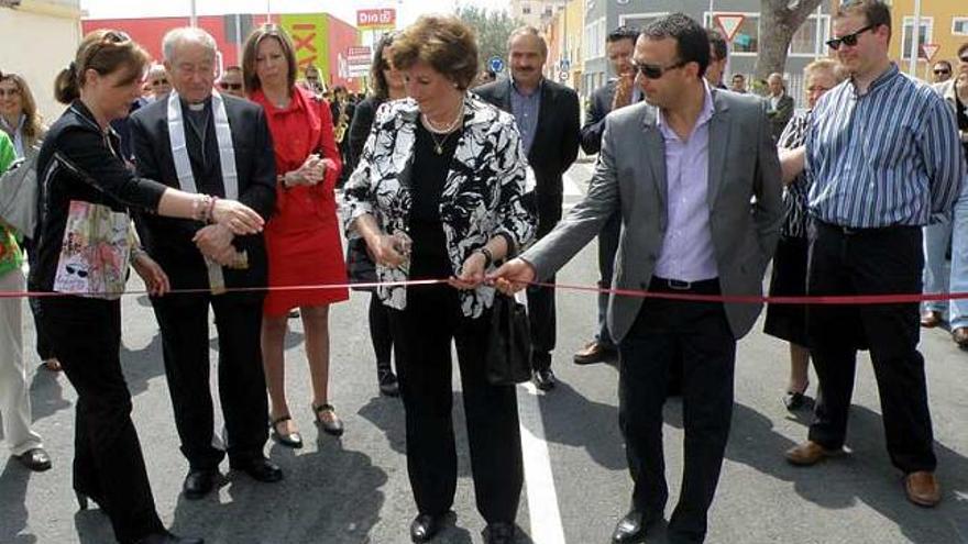 Avenida remodelada en Aspe