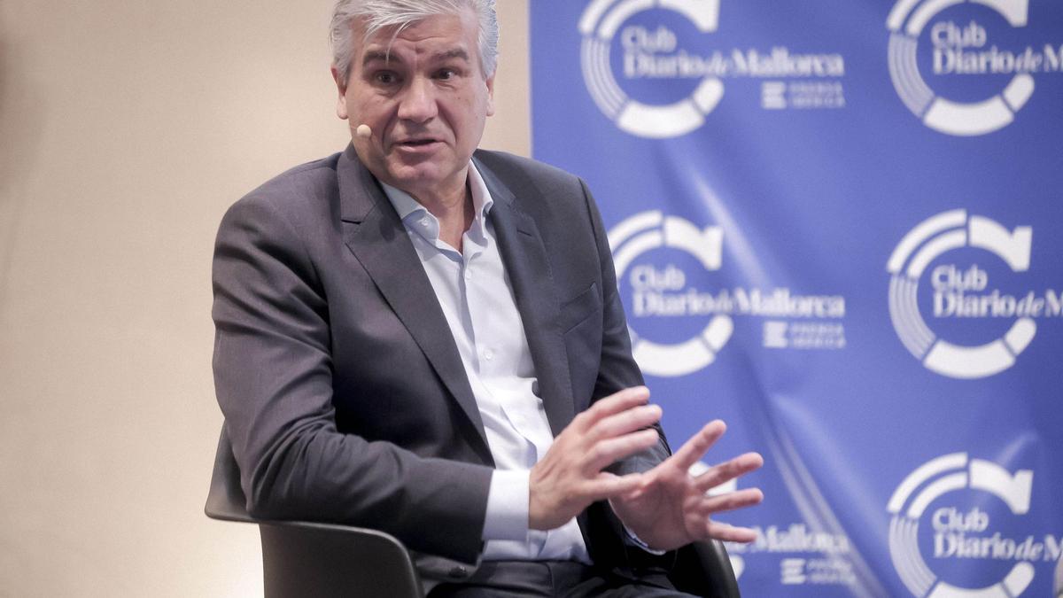 Francisco Reynés, presidente ejecutivo de Naturgy, y ahora también vicepresidente de Crieria Caixa, en el foro Activos en el Club de Diario de Mallorca.