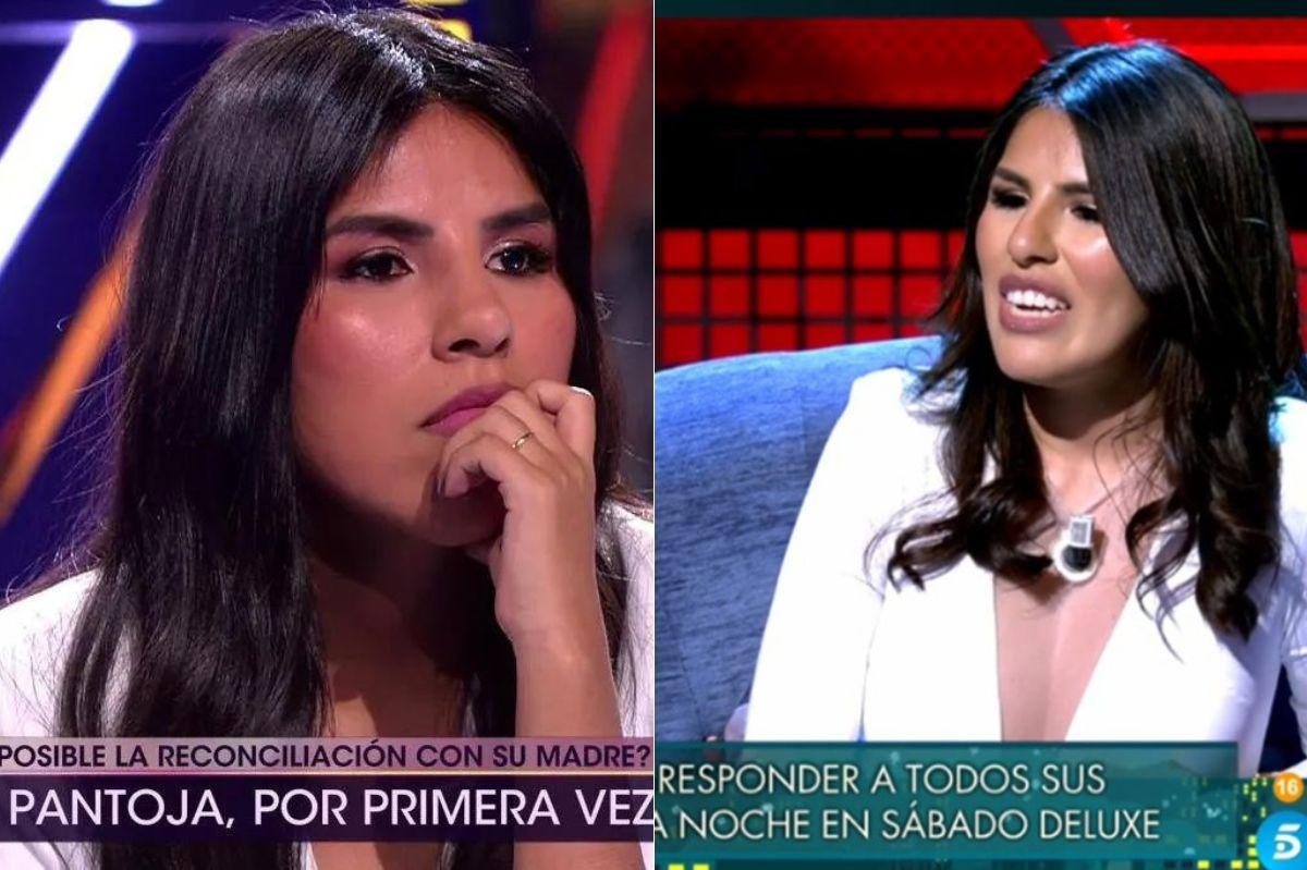 Isa Pantoja en 'De Viernes' e Isa Pantoja en 'Cantora, la herencia envenenada'.