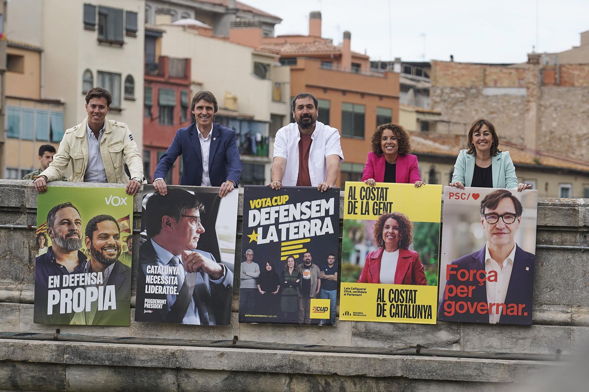 Els caps de llista per Girona a les eleccions al parlament