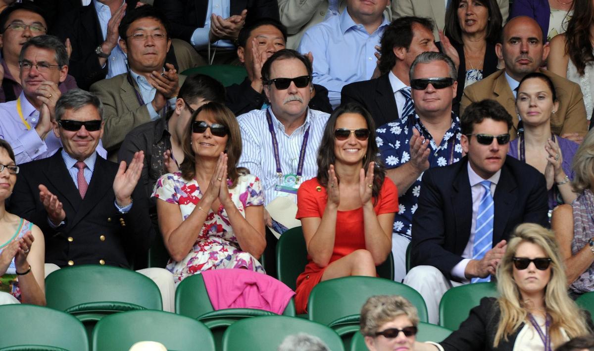 Pippa Middleton, de rojo en Wimbledon