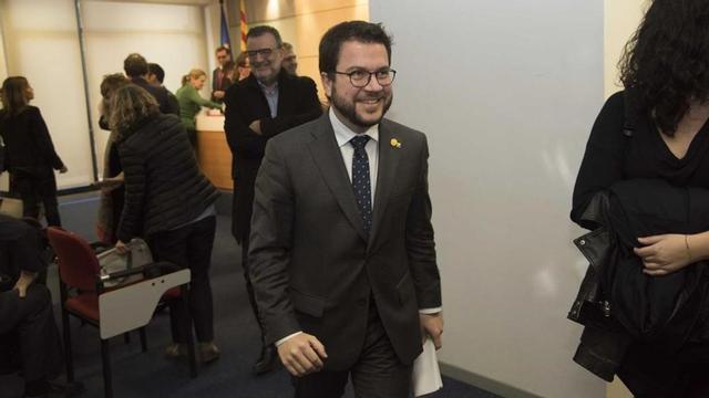 El vicepresidente de la Generalitat, Pere Aragonès.