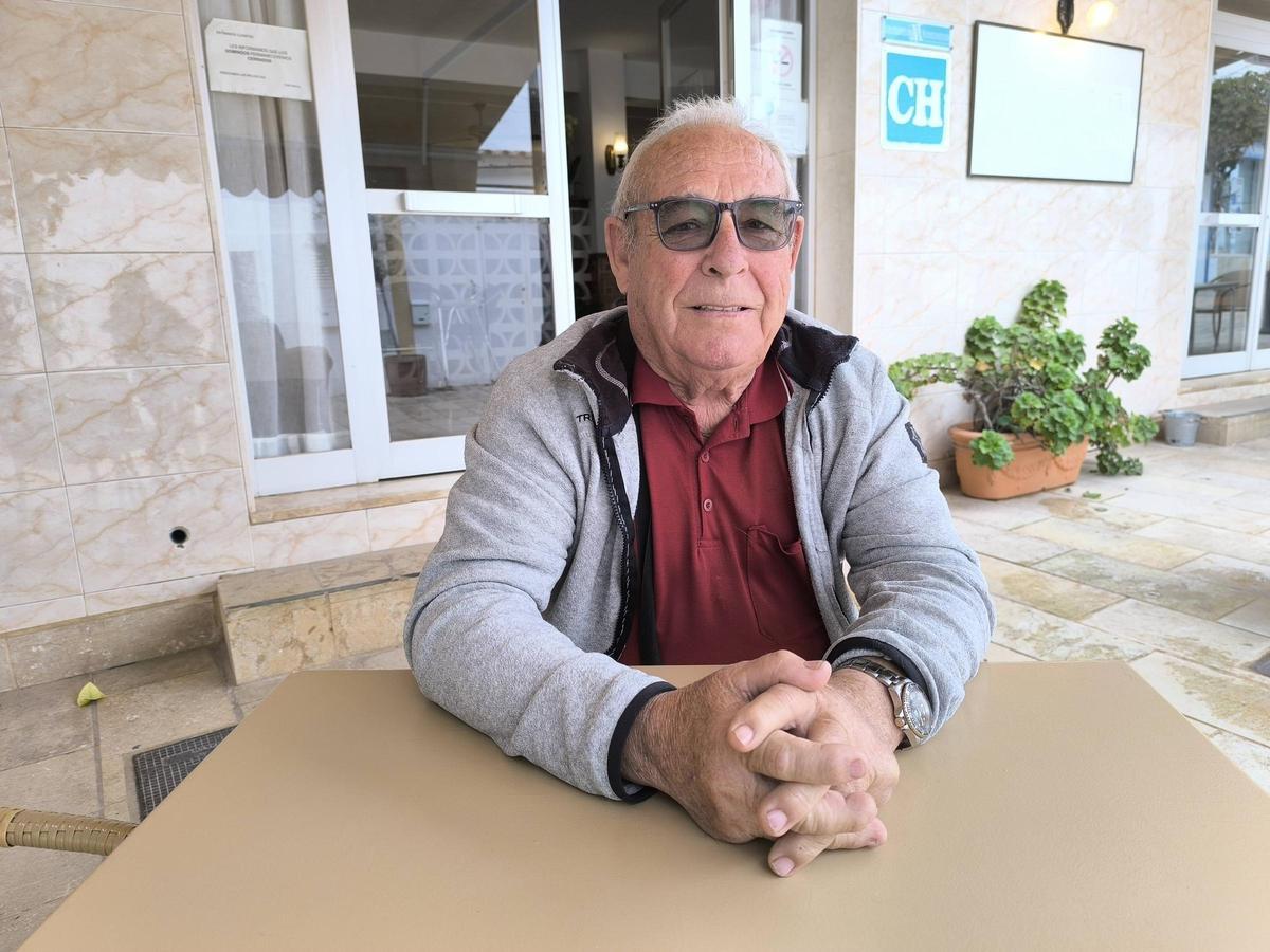 Luis Barrios Manzano vive en Formentera desde hace 56 años.