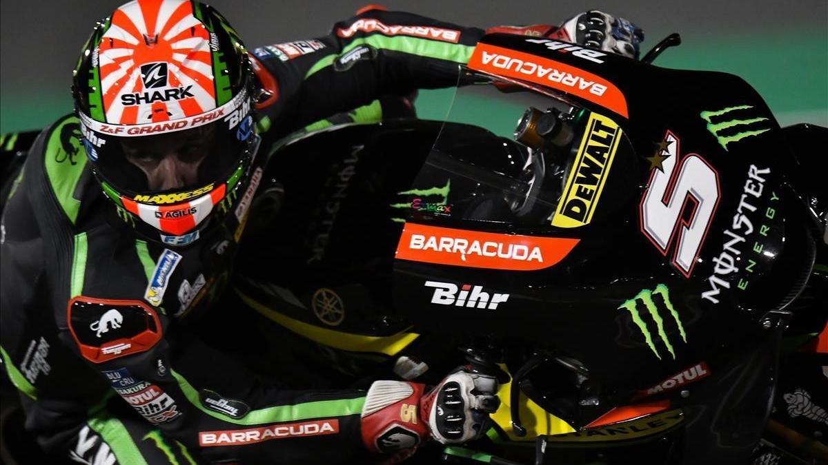 Zarco, con su Yamaha.