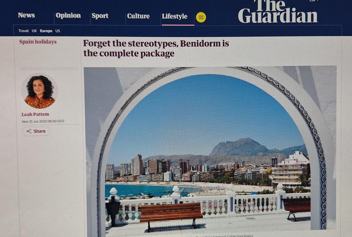 El reportaje sobre Benidorm publicado en The Guardian.