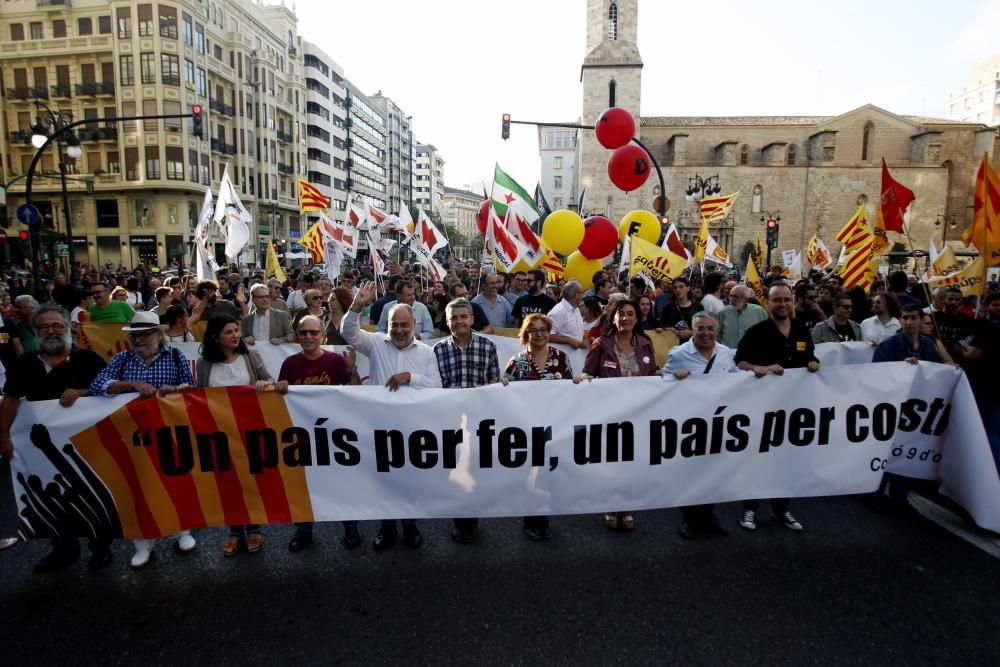 Manifestación de la Comissió 9 d'Octubre