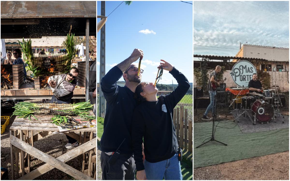 Una calçotada al berenador de Mas Portell