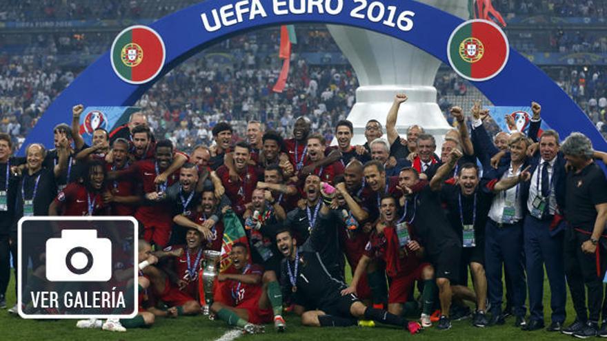 Portugal, sorprendente ganadora de la Eurocopa.