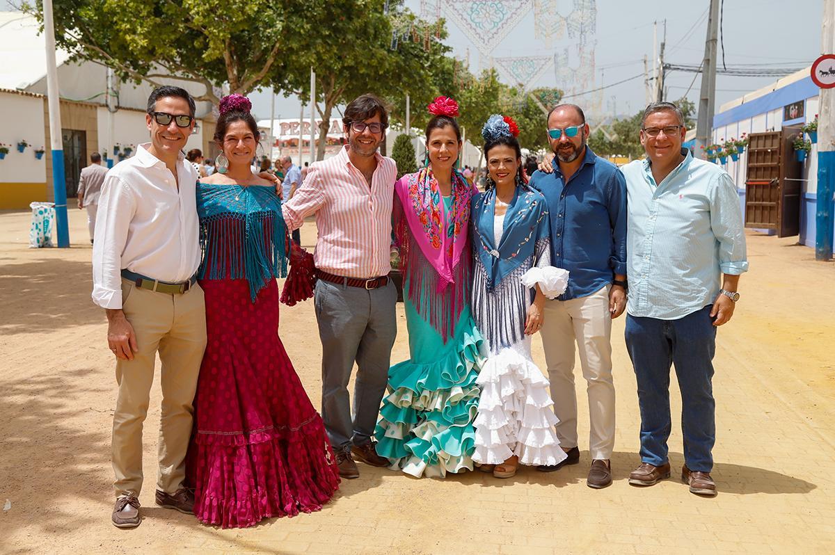 Juanjo, Lourdes, Juanma, Rosa, Noelia, Javier y Pedro
