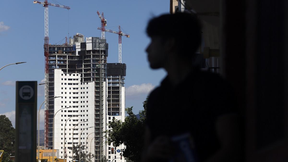 Las torres de Martiricos, una de las nuevas promociones de viviendas que se construyen en Málaga.