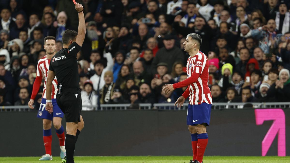 Real Madrid - Atlético de Madrid | La expulsión de Ángel Correa