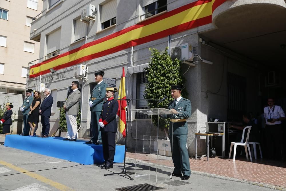 Misa y acto castrense en el cuertel de la Compañía de la Guardia Civil de Torrevieja y la Vega Baja el día de la Virgen del Pilar