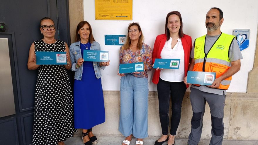 Los pictogramas de Siero para hacer más accesibles los edificios municipales: &quot;Es un paso muy importante&quot;