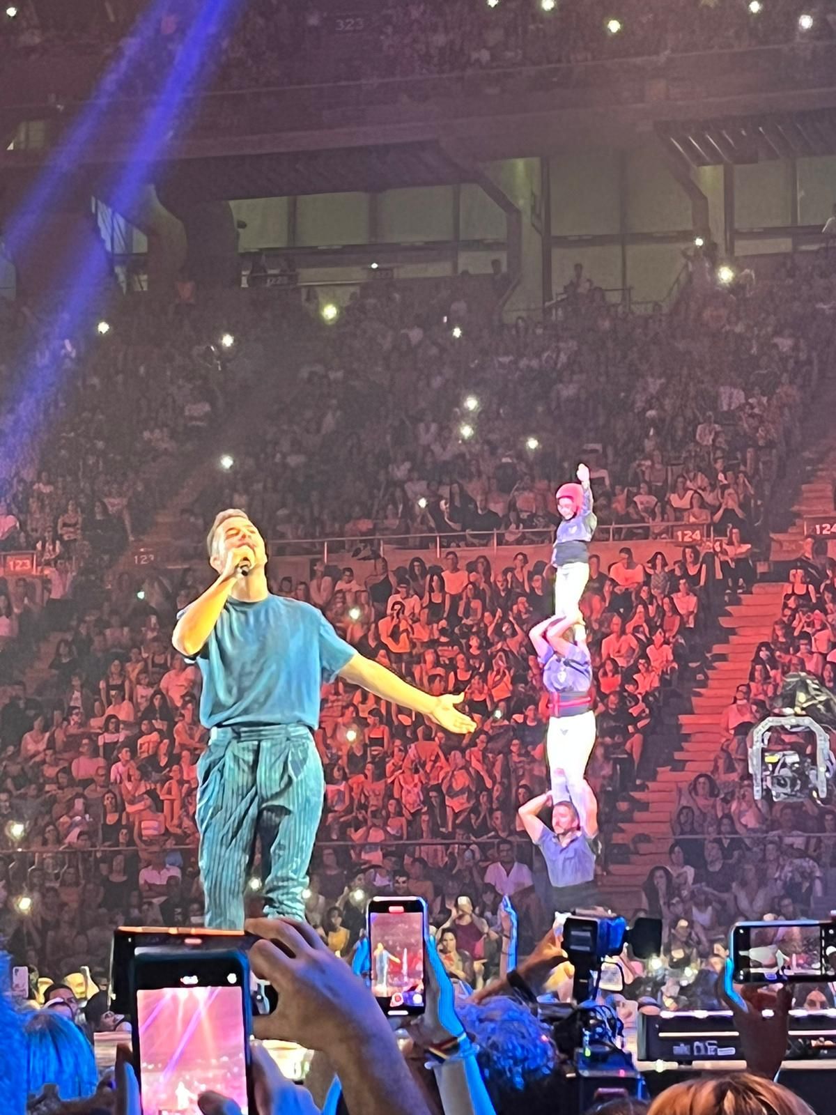 Pedro da Costa al concert d'Eufòria al Palau Sant Jordi