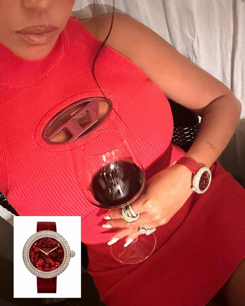 Georgina Rodríguez, con reloj de Jacob & Co