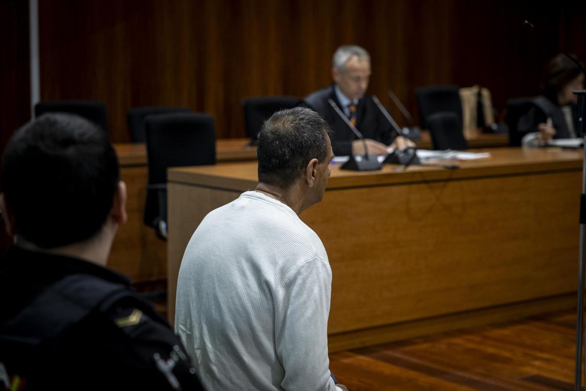 El acusado, Petru D., en el juicio celebrado este martes en la Audiencia Provincial de Zaragoza.