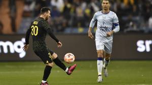 Cristiano i Messi no entenen d’amistosos i donen espectacle en el seu duel de Riad