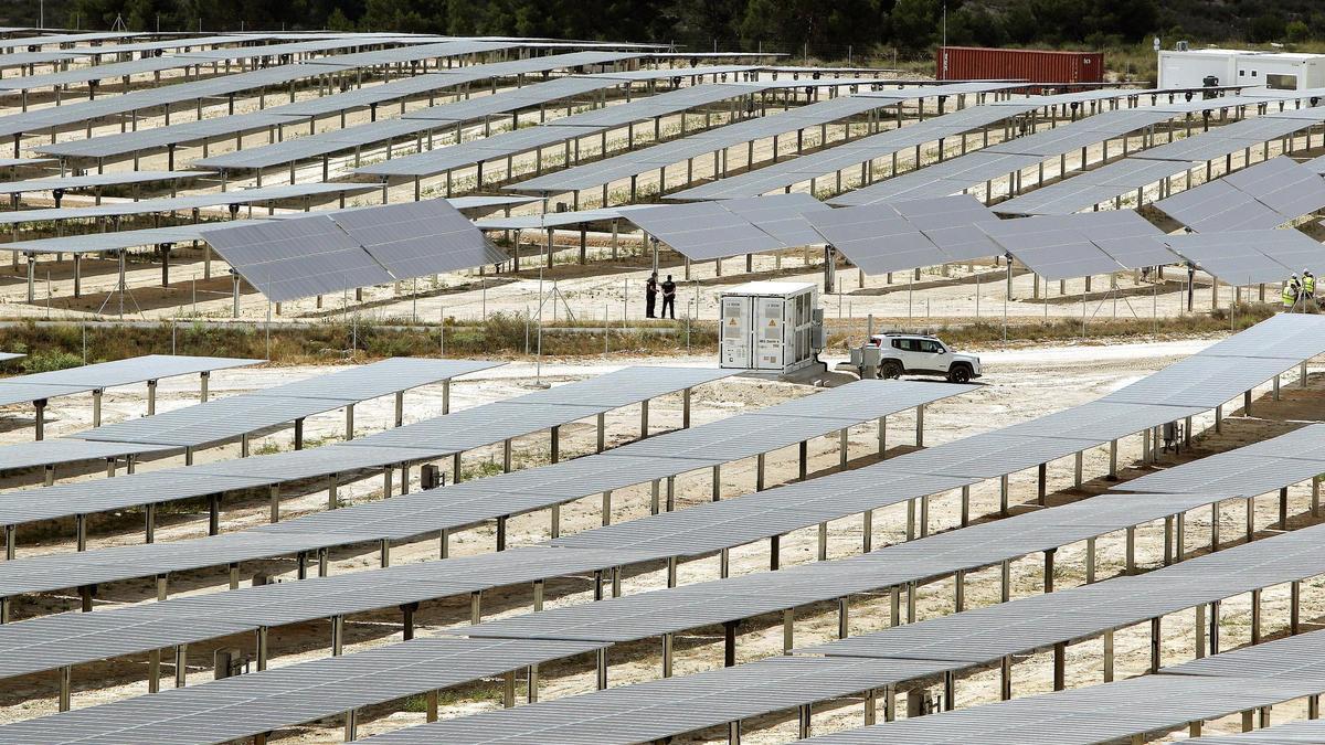 Planta fotovoltaica de X-Elio en Xixona.