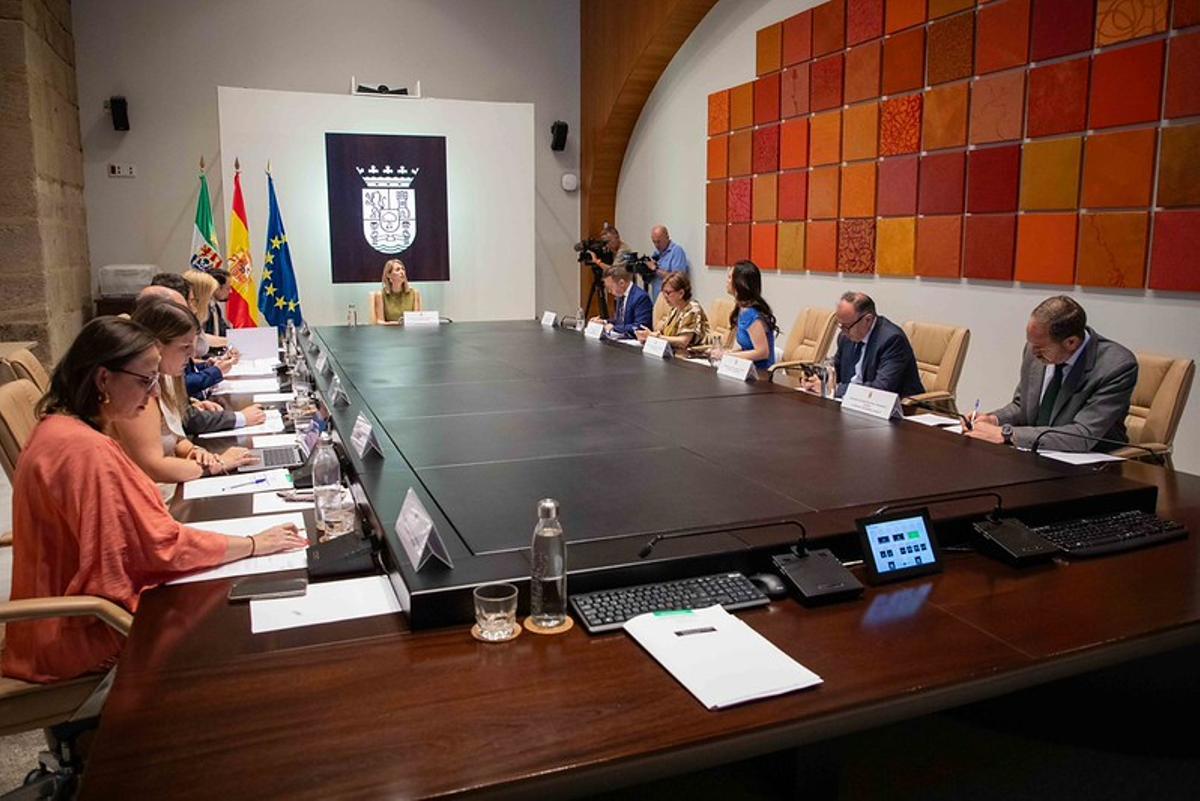 Reunión del Consejo de Gobierno de la Junta de Extremadura.