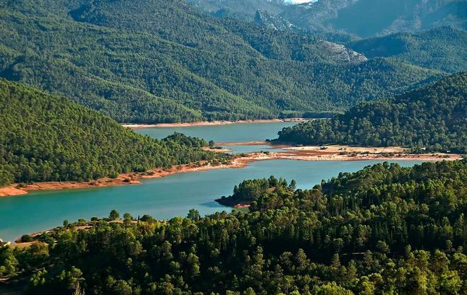 Valle del Guadalquivir, en las Sierras de Cazorla, Segura y Las Villas.