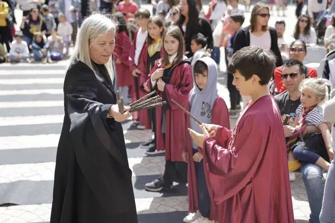 Centenares de personas participan en una jornada temática sobre Harry Potter en Palma