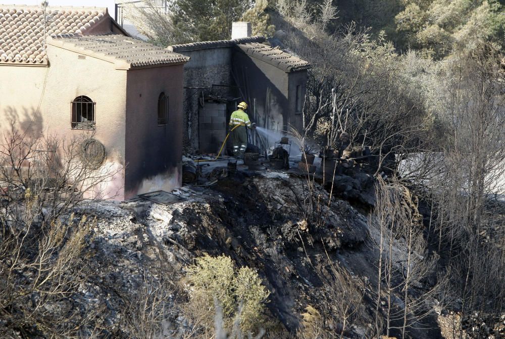 El paisaje después de la tragedia en Xàbia y Benitatxell