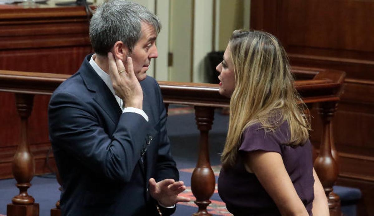 Los rostros del debate.