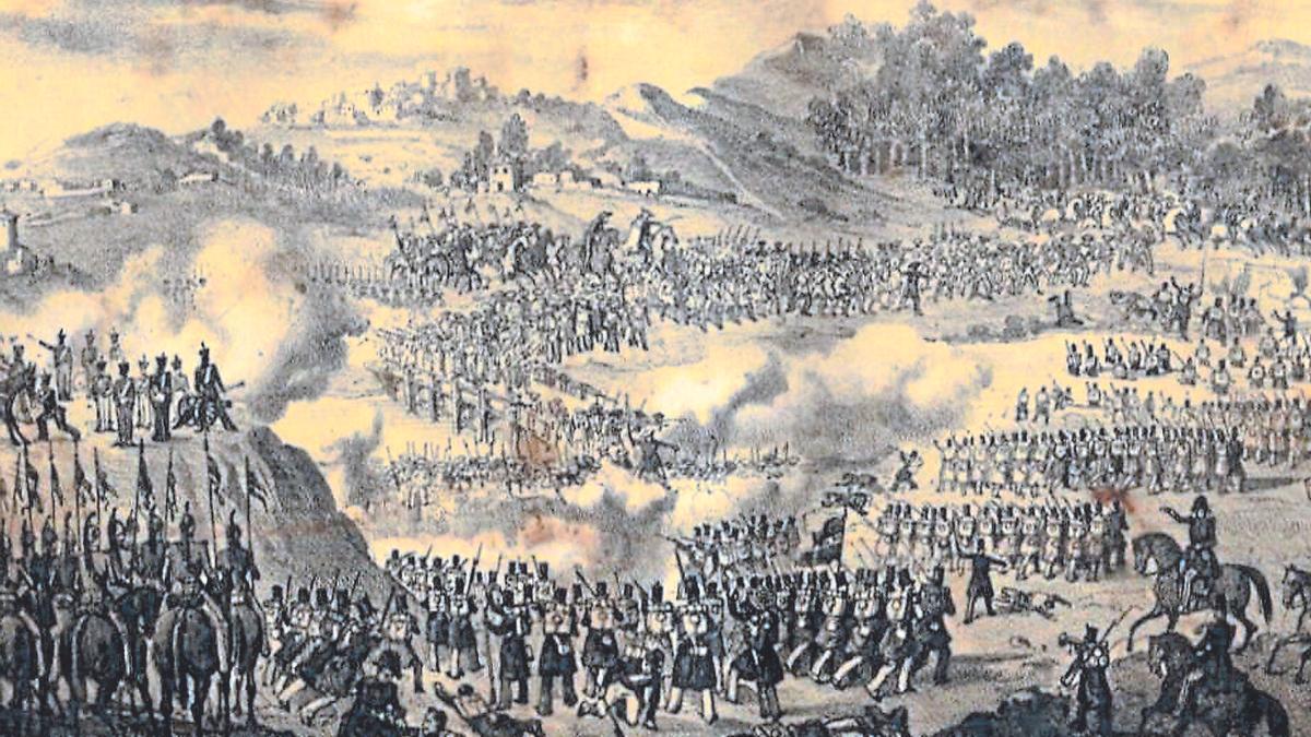 Gravat de la Batalla del Pasteral, un episodi clau de la Guerra dels Matiners.