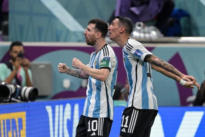 El gol de Messi ante México en el Mundial y la celebración de Argentina