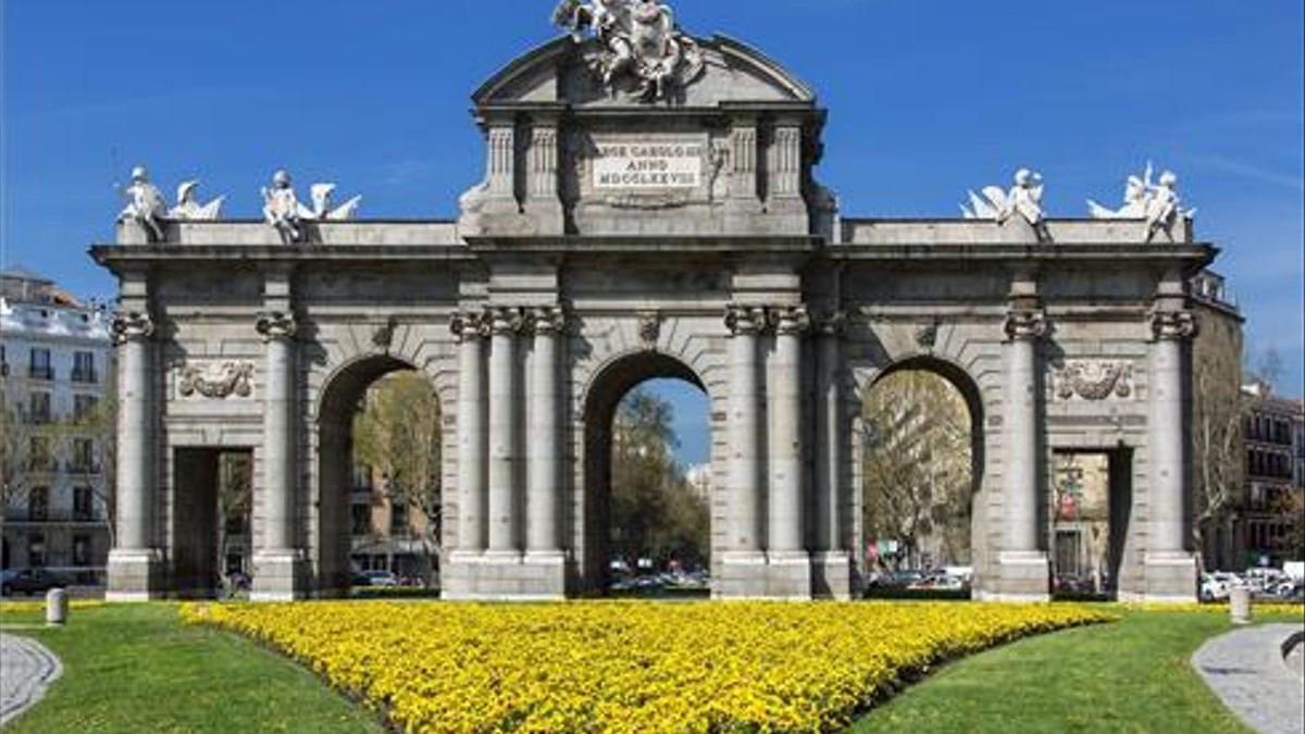 La Puerta de Alcalá, símbolo de Madrid.