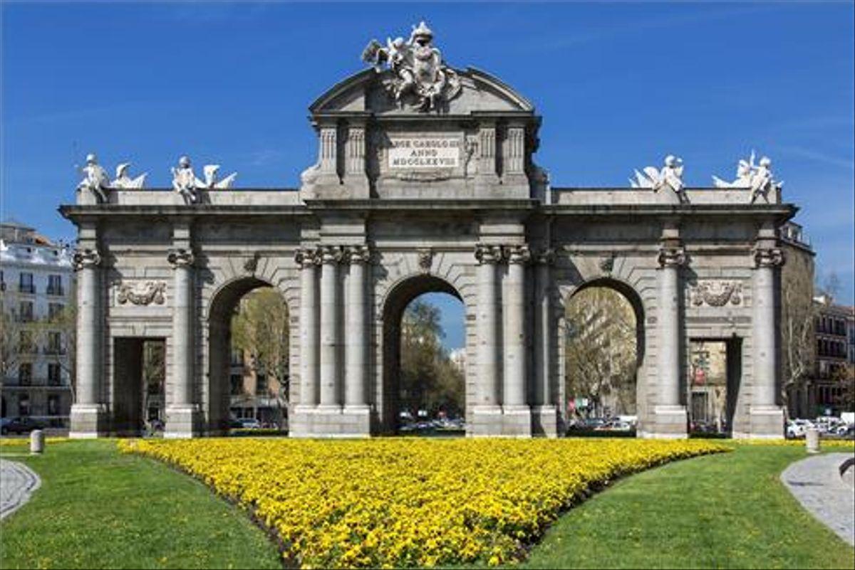 La Puerta de Alcalá, símbolo de Madrid.