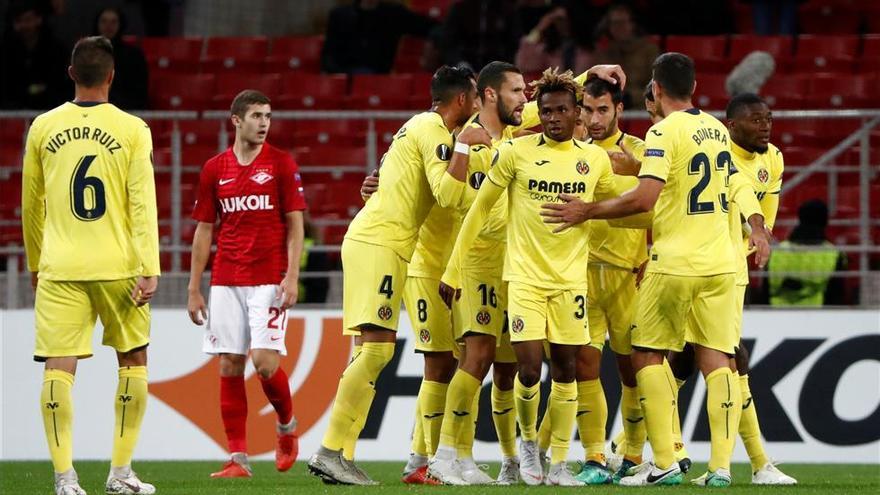 Cazorla evita in extremis la derrota del Villarreal en Moscú (3-3)