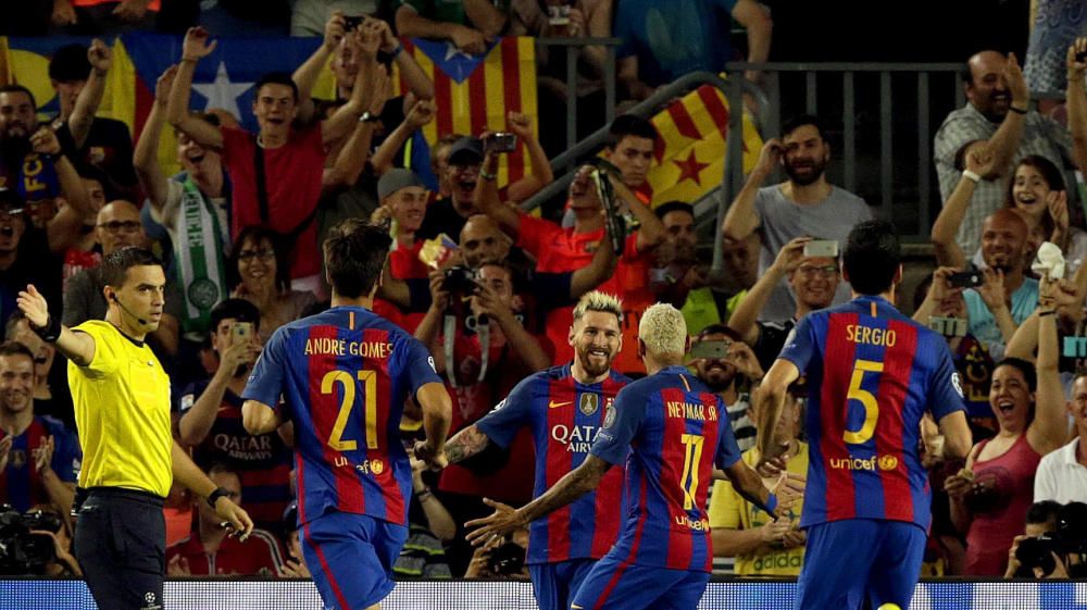 El Barça goleja el Celtic al Camp Nou